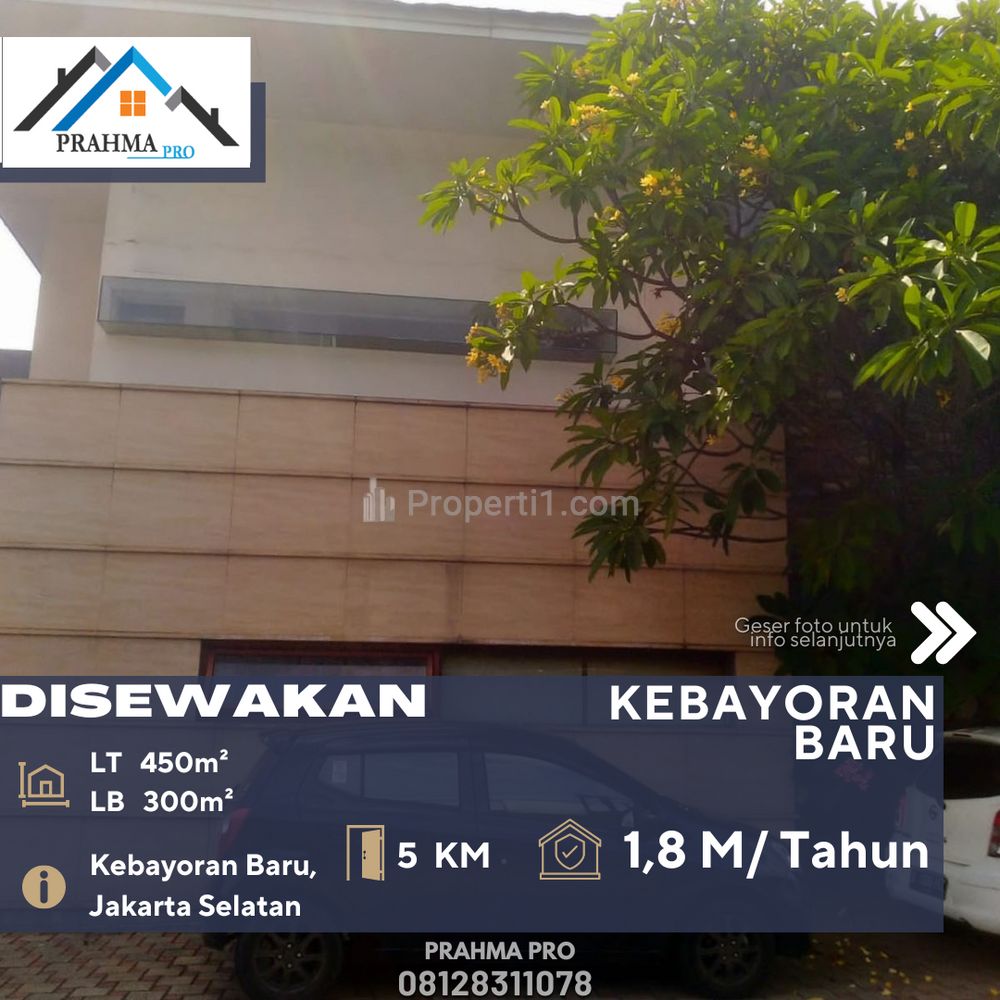 Disewakan Rumah Lokasi Strategis Cocok untuk Kantor di Jakarta Selatan