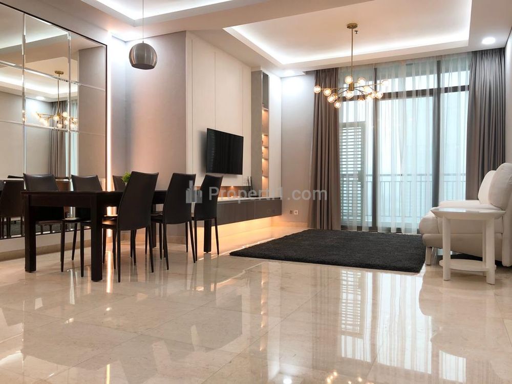Disewakan Senayan Residence Apartment Tipe 3+1BR Full Modern Furnished – Strategic Location in South Jakarta