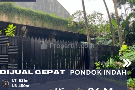 Dijual Rumah Minimalis Bagus di Pondok Indah, Jakarta Selatan