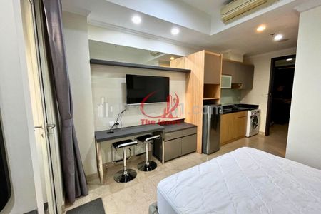 Disewakan Apartemen Menteng Park Jakarta Pusat Tower Diamond - Studio Full Furnished, dekat Taman Ismail Marzuki dan Cikini