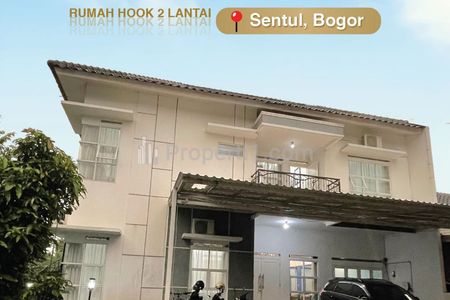 Rumah Mewah di Sentul Bogor Dijual Hook 2 Lantai Plus Rooftop