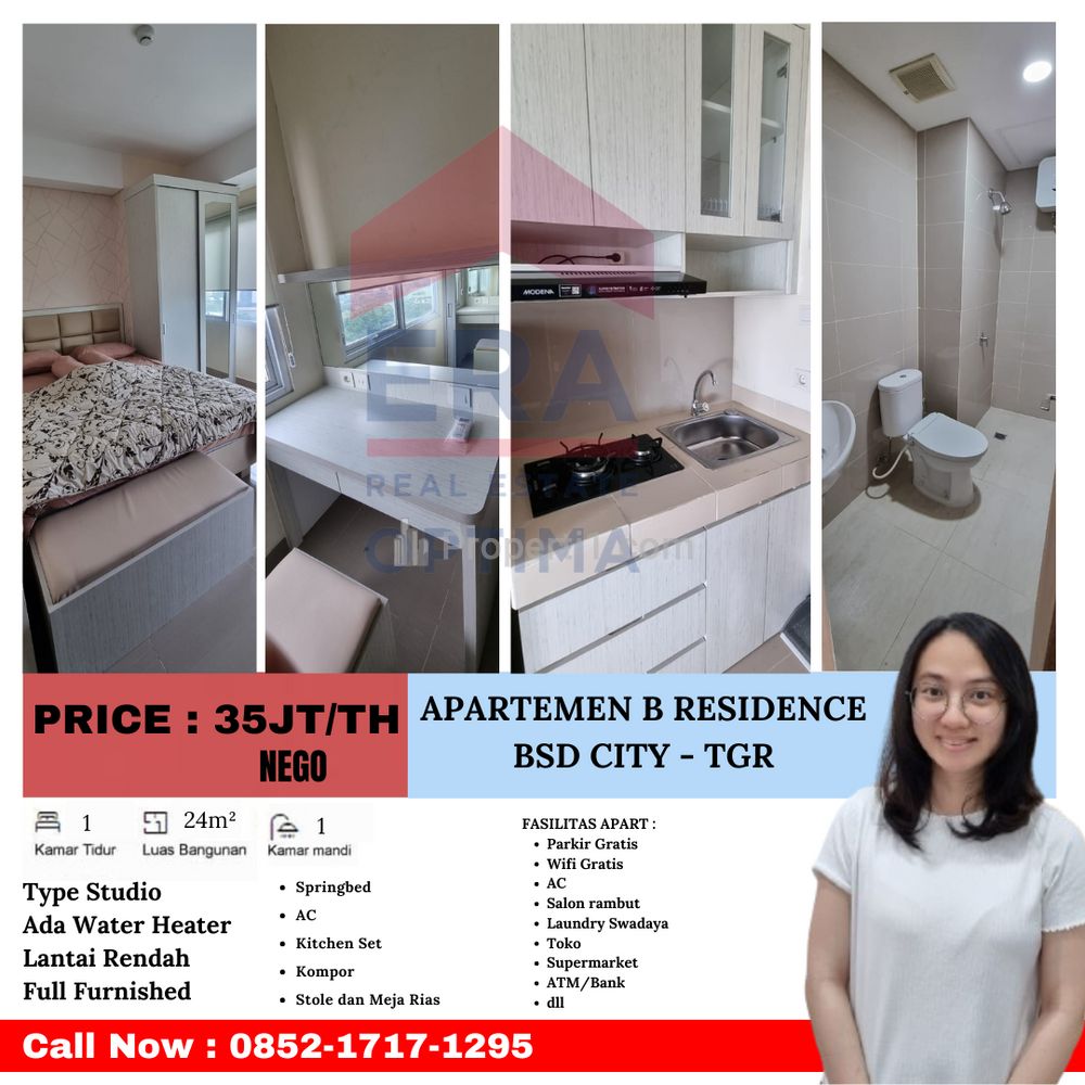 Disewakan Apartemen B Residence, BSD City - Tangerang