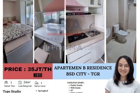 Disewakan Apartemen B Residence, BSD City - Tangerang