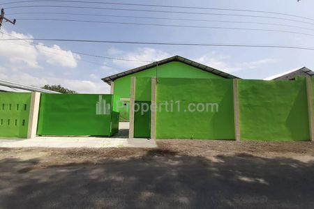 Dijual Gudang Rangka Baja Tanah Luas di Kawasan Industri Jogonalan Klaten Jawa Tengah