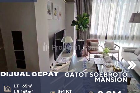 Dijual Rumah Luxurious Living at Jakarta’s Business District di Gatot Soebroto Mansion Mampang Prapatan Jakarta Selatan