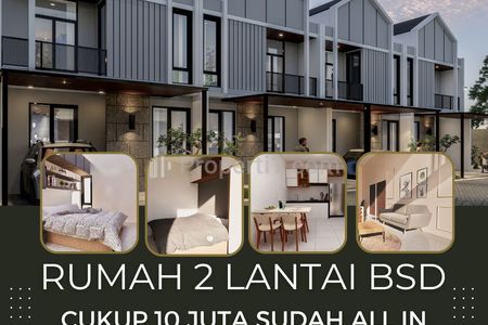 Rumah Dijual Cukup 10 Juta Sudah All In di Serpong BSD Bintaro Tangerang