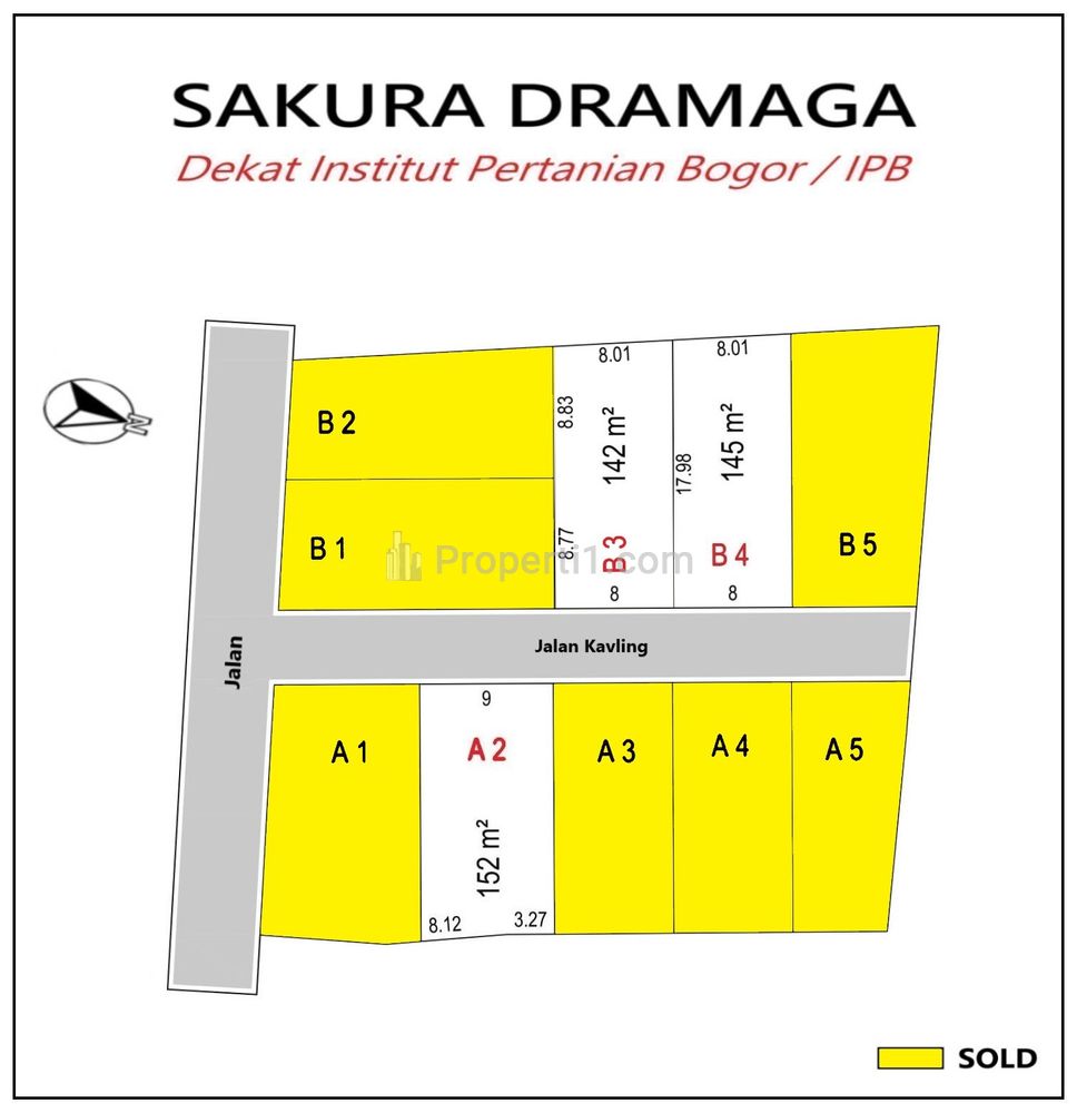 Dijual Tanah Murah di Bogor, 5 Menit SMA Bina Bangsa Sejahtera (BBS), Promo Free SHM