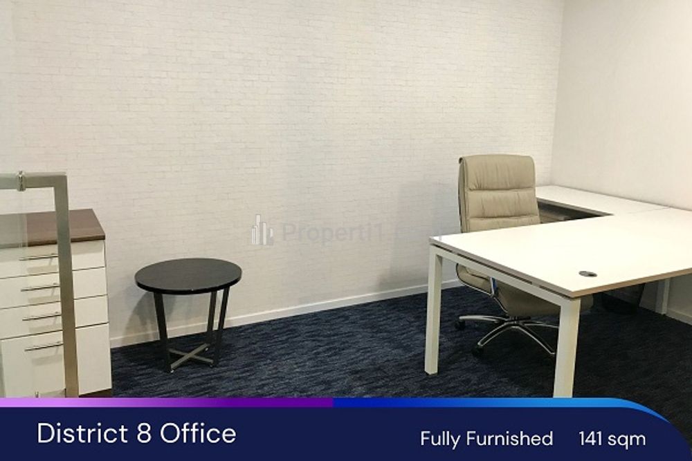 Disewakan Office Space Fully Furnished di District 8 SCBD 141 m2