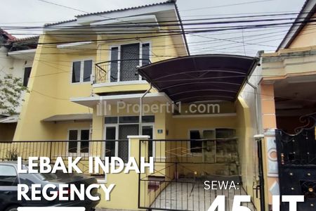 Disewakan Rumah Lebak Indah Regency 45 Juta Surabaya