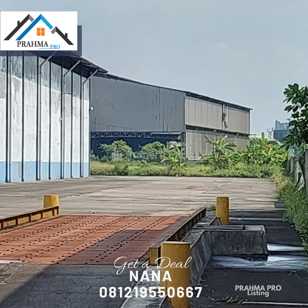Dijual Tanah Beserta Bangunan Pabrik di Jl. Palem Manis Tangerang