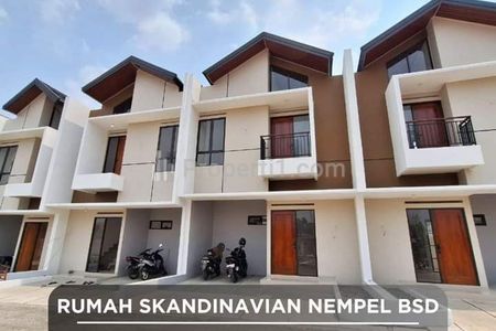 Dijual Rumah Scandinavian di Pocis, Tangerang Selatan