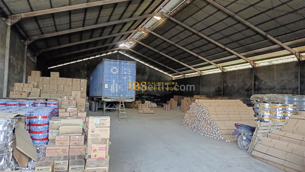 PALING MURAH!! Dijual Gudang & Tanah Kosong Pinggir Jalan Besar Jalan Letda Sujono - Medan