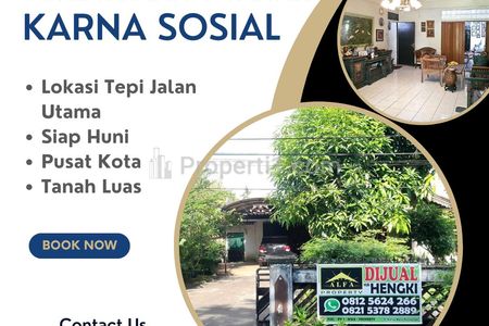 Dijual Rumah Plus Tanah di Jalan Karna Sosial Kota Pontianak