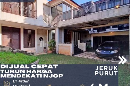 Jual Rumah Bagus Harga Mendekati NJOP di Daerah Jeruk Purut, Cilandak, Jakarta Selatan