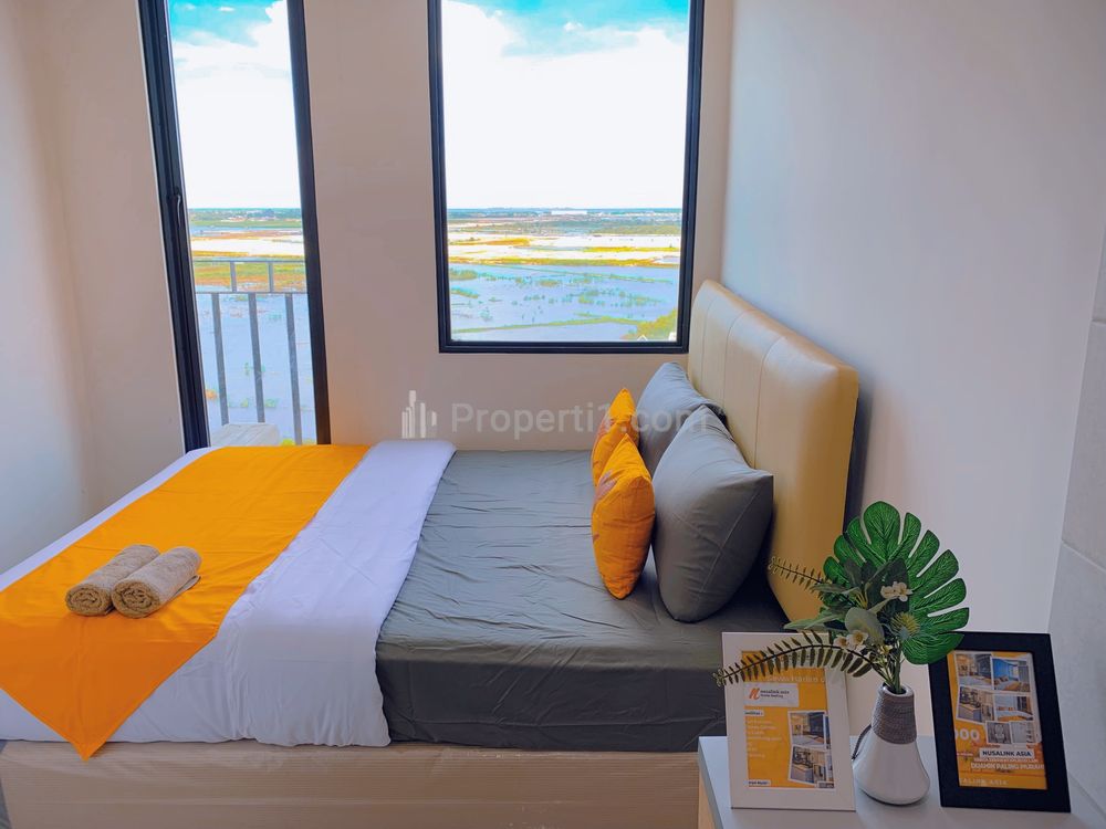 Disewakan Bulanan Apartemen Osaka Riverview PIK 2 Tipe Studio Full Furnished 9/21A