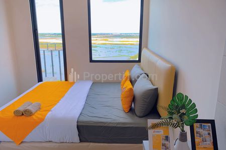 Disewakan Bulanan Apartemen Osaka Riverview PIK 2 Tipe Studio Full Furnished 9/21A