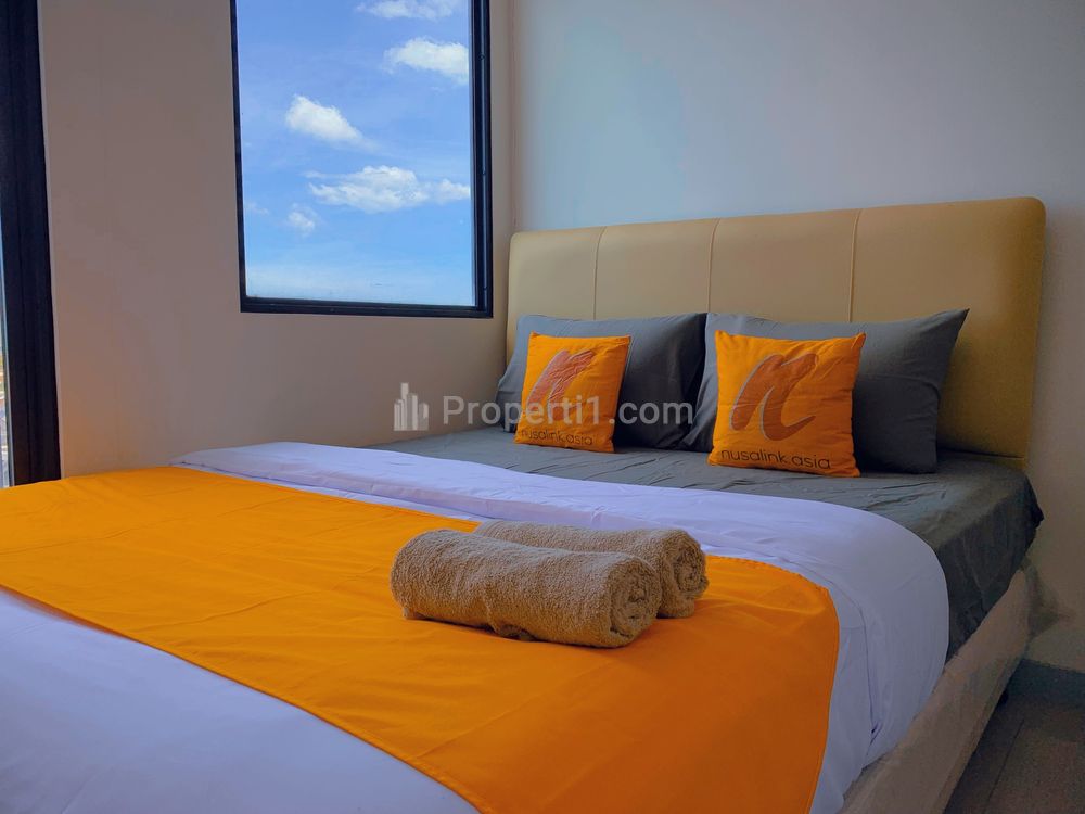 Disewakan Bulanan Apartemen Osaka Riverview PIK 2 Tipe Studio Full Furnished 9/21A