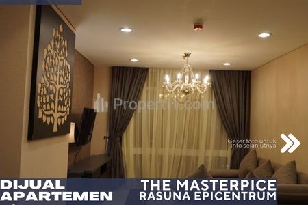 Jual Apartemen The Masterpiece 2+1BR di Rasuna Epicentrum Jakarta Selatan, Kondisi Semi Furnished