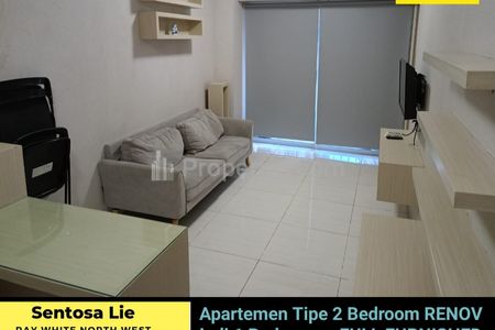 MURAH Dijual Apartemen Puncak Bukit Golf Tipe 2 Bedroom RENOV Jadi 1 BEDROOM Full Furnished Dekat Pakuwon Mall, PTC