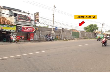 Dijual Cepat Tanah Siap Bangun di Kopo, Katapang, Bandung, Pinggir Jalan Raya, Lebar 30 Meter, Cocok untuk Gudang Pabrik, Lokasi Strategis