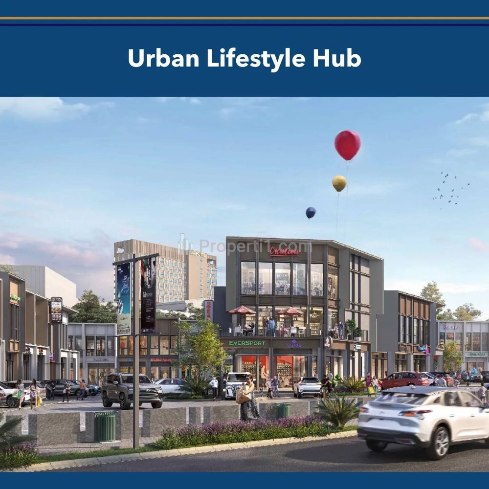 Dijual Ruko 3 Lantai di Kota Wisata Super Strategis Seberang Mall Living World Blok No 7, Bogor