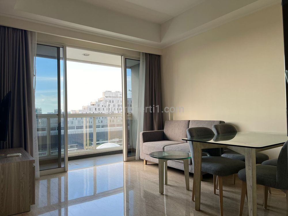 Disewakan Apartemen Menteng Park Tower Emerald (Private Lift) - 2 Bedrooms Full Furnished, Dekat TIM, RSCM, Bunda Hospital, dan Kampus UI Salemba