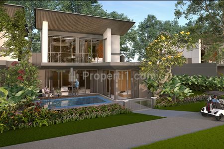 Dijual Villa Mewah Premium Unit Langsung ke Golf, Full Furnish dan Pool, Lokasi di Pecatu, Badung, Bali