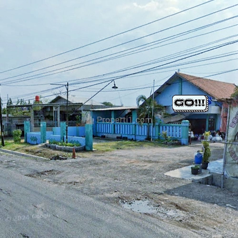 Jual Tanah 800m² Bonus Rumah Strategis di Tepi Jalan Raya Solo-Sragen, Karanganyar