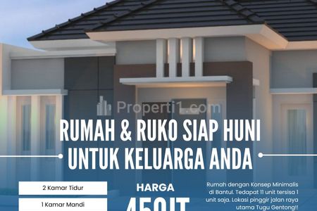 Dijual Rumah Sisa 1 Unit TERBATAS! di Patra Graha Bangunjiwo Bantul, Survey Yuk!