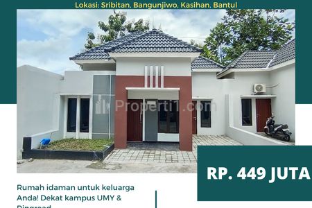 Dijual Rumah SIAP HUNI Sisa 1 Unit, Survey Sekarang di Patra Graha Bangunjiwo, Bantul