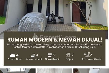 Dijual Rumah Mewah Semi Furnish di Komplek Kencana Loka BSD City Serpong Tangerang