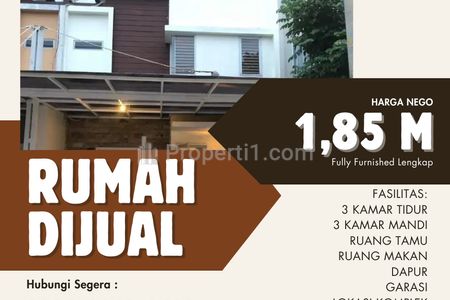 Dijual Cepat Rumah Cluster FULL FURNISH di Bintaro Rempoa - Bisa KPR