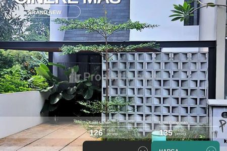 Dijual Rumah Mewah Semi Furnish di Komplek Mewah Villa Cinere Mas Depok