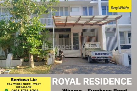 MURAH LUAS Dijual Rumah Royal Residence Surabaya Dekat Citraland, Pakuwon Mall, PTC, Supermall