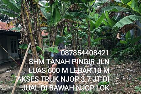 Tanah Dijual Luas 600 m2 Lebar Muka 10 m di Depok