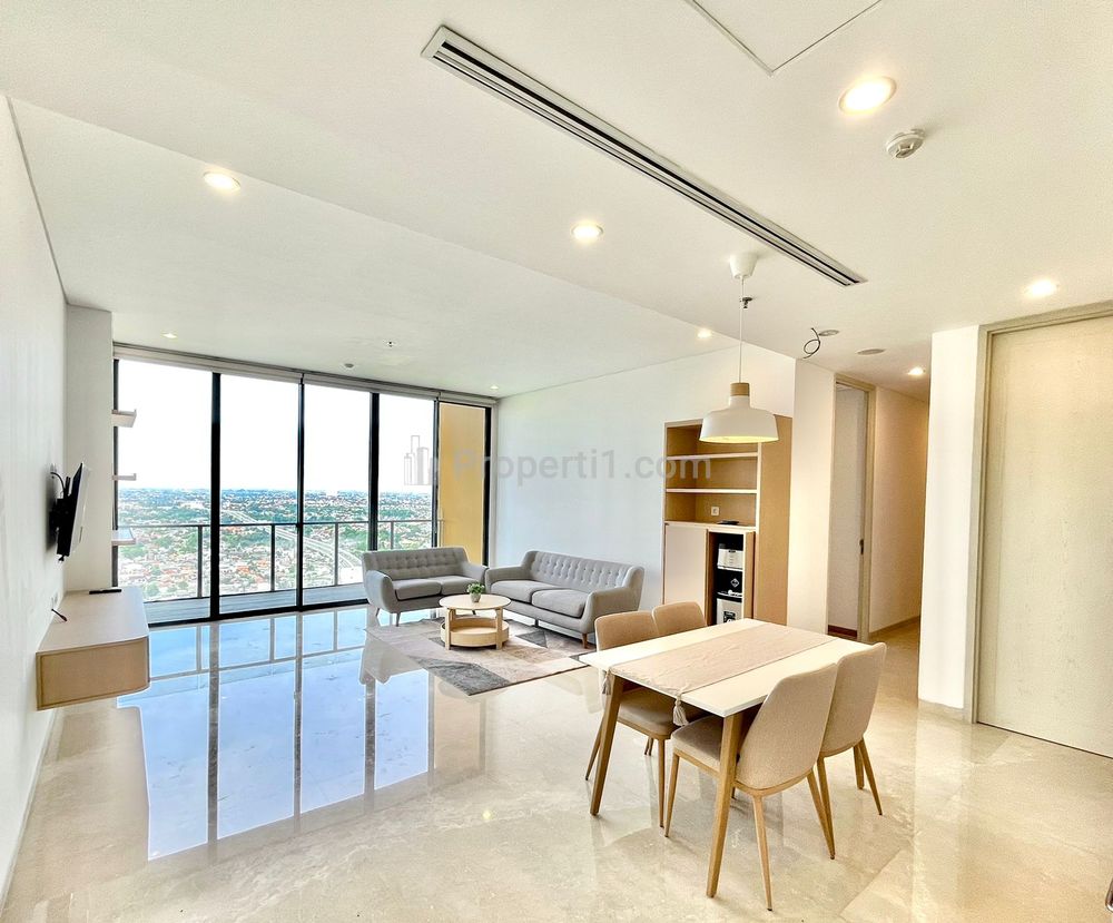 Disewakan Apartemen Izzara 3+1 Kamar Tidur Bagus Siap Huni Furnished Harga Affrodable