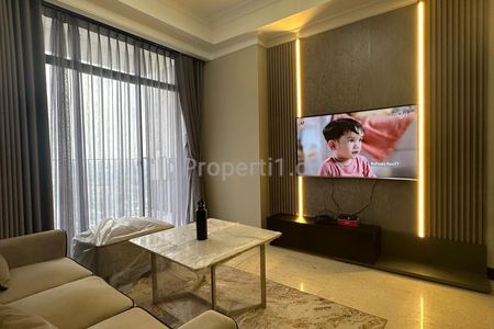 Sewa Apartemen Permata Hijau Suites 3BR Luxury Modern Full Furnished