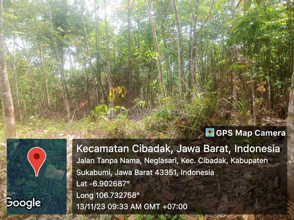Dijual Murah Tanah di Neglasari Dekat SMP N 4 Cibadak, Sukabumi, 95 Ribu/m2