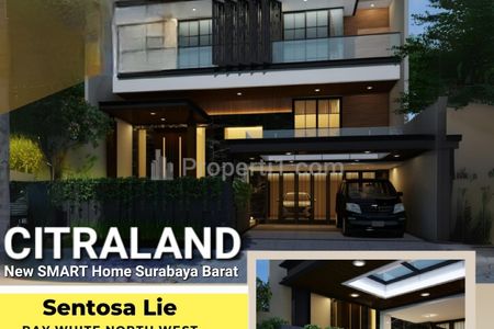 Dijual Rumah Baru Waterfront Citraland Surabaya SMART HOME Dekat Universitas Ciputra, GWalk