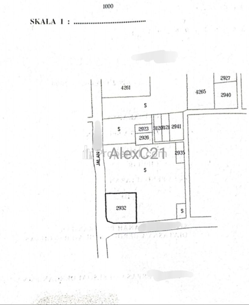 Dijual Tanah Hook/Sudut untuk Ruko/Rumah/Rukost di Cipulir, Kebayoran Lama, Jakarta Selatan