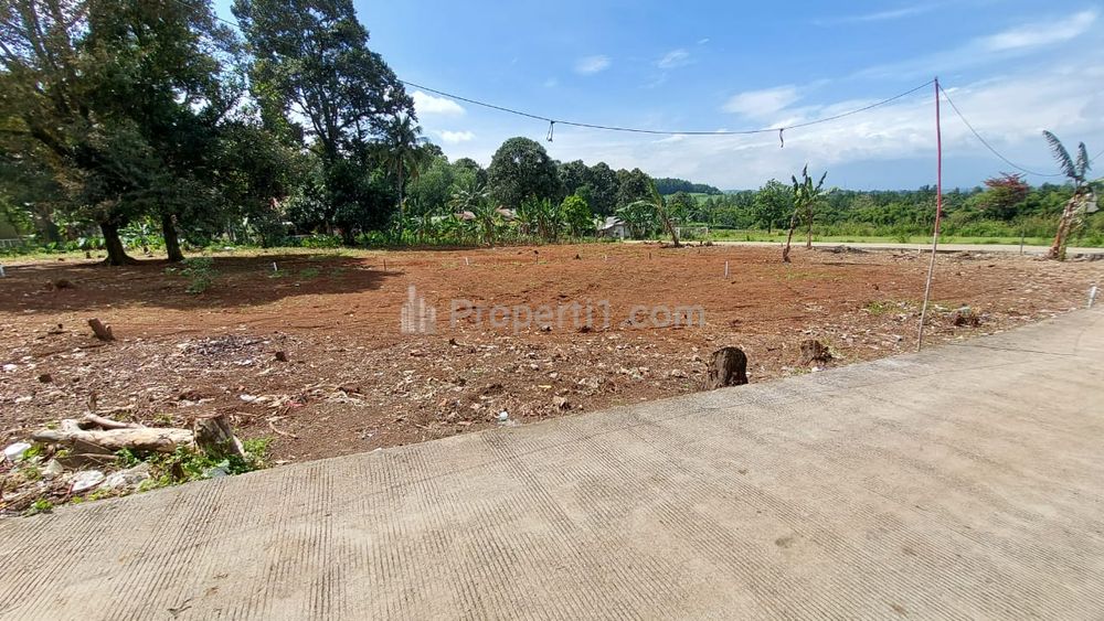 Jual Tanah Kavling 126m2 di Babakan Madang Bogor dekat Sentul Bogor, Bisa Cicil 12x Tanpa Bunga