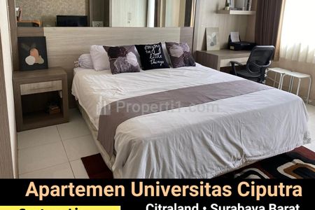 Dijual Apartemen UC Universitas Ciputra UC Berkeley Tipe Studio BONUS FULL FURNISHED Modern Lantai 22