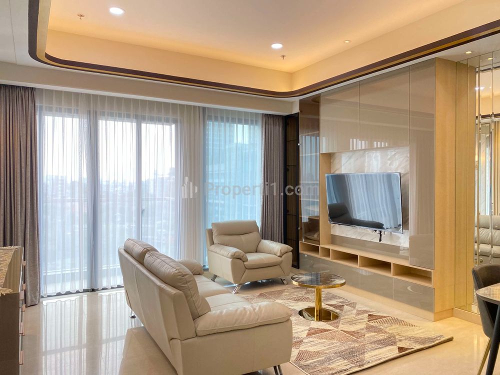 For Lease Apartemen 57 Promenade 2+1 Kamar Tidur Bagus Siap Huni Harga Affordable di Jakarta Pusat