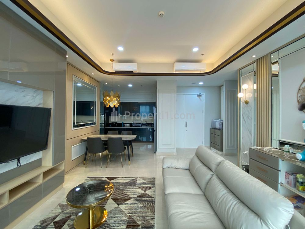 For Lease Apartemen 57 Promenade 2+1 Kamar Tidur Bagus Siap Huni Harga Affordable di Jakarta Pusat
