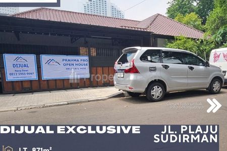 Dijual Exclusive Rumah Hitung Tanah Lokasi Prime Sudirman, Good Invest di Jl. Plaju, Sudirman, Jakarta Pusat