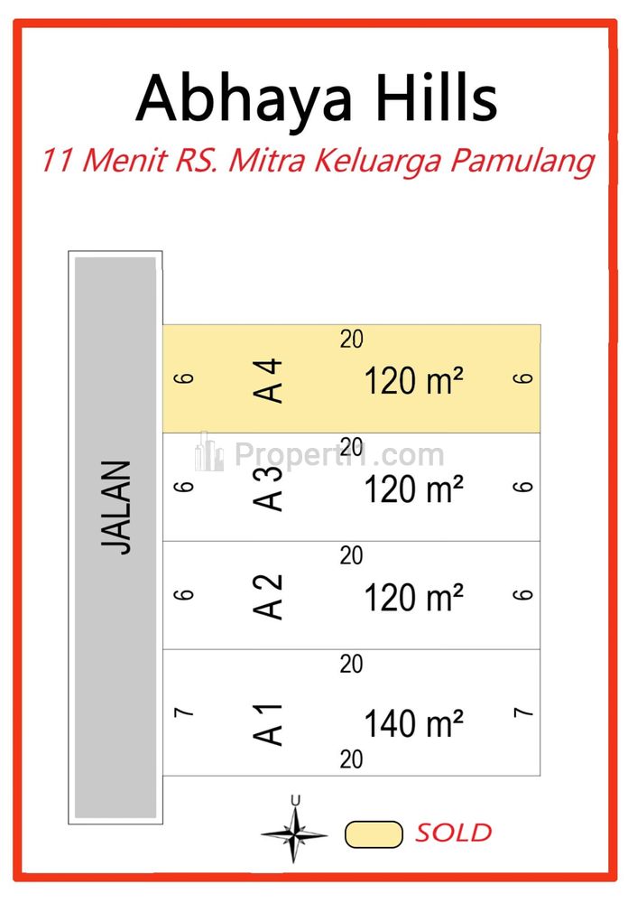 Jual Tanah Kavling 3 Jutaan Per Meter Dekat Gerbang Tol Pamulang