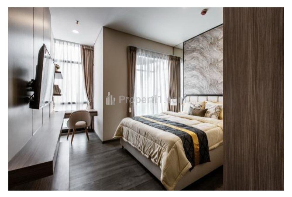 Sewa Apartemen Sudirman Suites Location in Central Jakarta – 1 BR Modern Fully Furnished