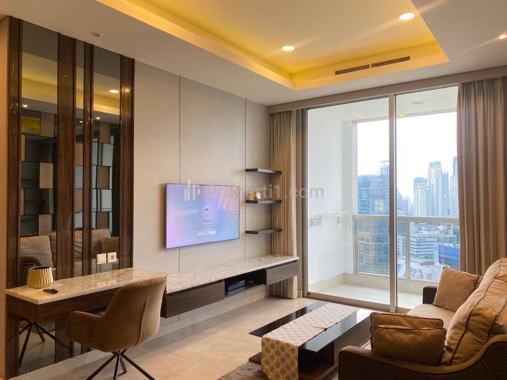 For Rent Apartemen The Elements 2+1 Kamar Tidur Bagus Siap Huni Furnished Harga Affrodable di Jaksel