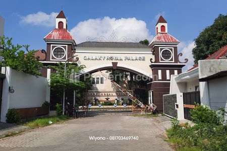 Jual Rumah Galaxy Royal Palace Dekat RSUD dr. Soetomo Surabaya Lokasi Belakang Depot Bu Rudy Dharmahusada Surabaya Timur