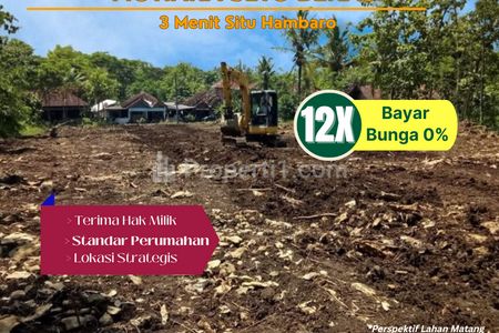 Dijual Promo Terbatas Tanah Kavling 1 Jutaan Per Meter Dekat Situ Hambaro, Setu, Bekasi